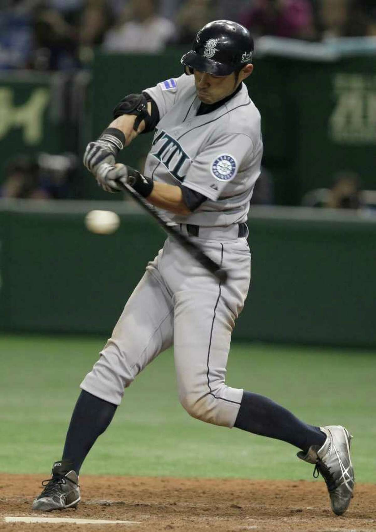 Ichiro Suzuki of the Seattle Mariners, part of the American League