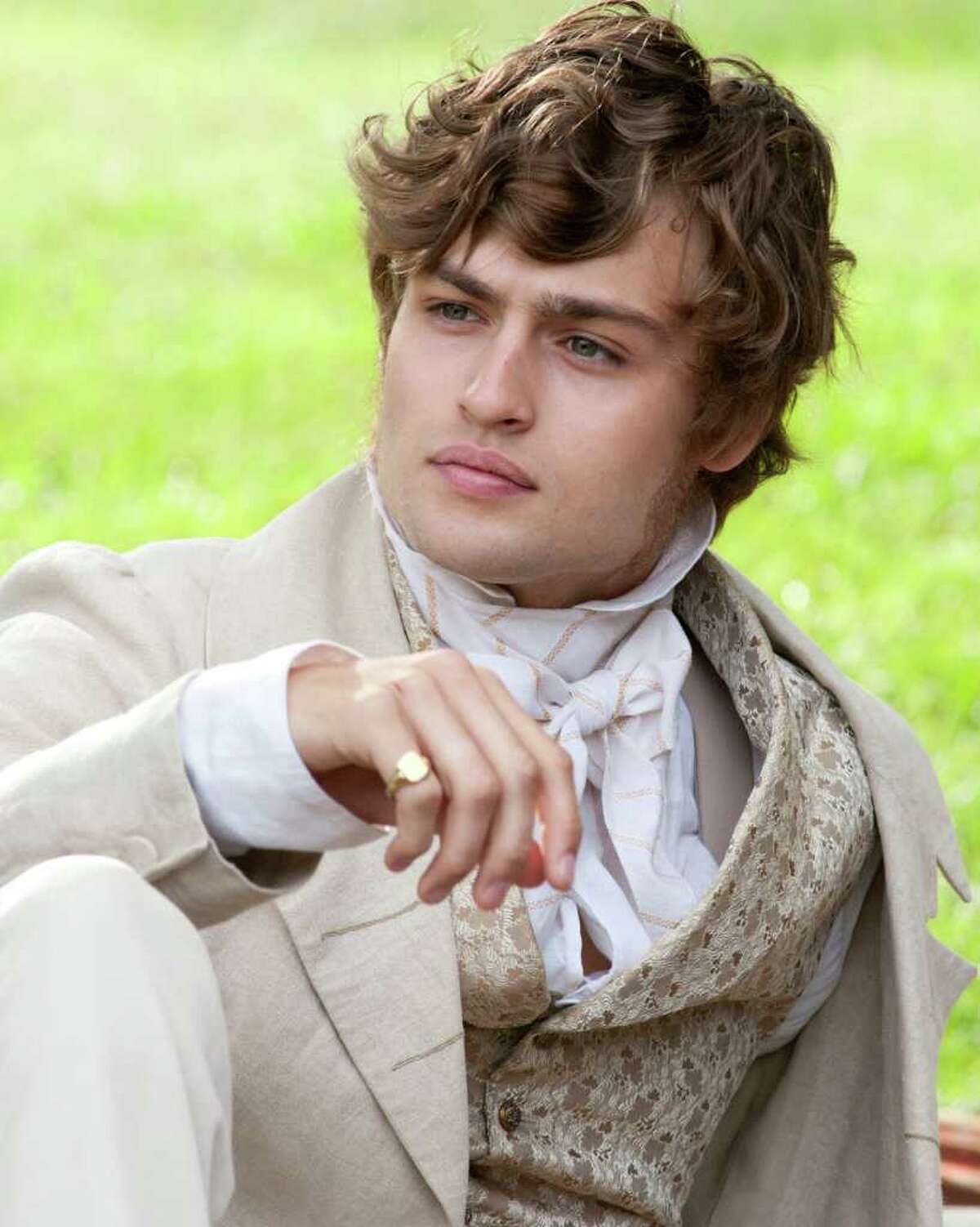 As Pip (Douglas Booth) grows into his privileged life, he becomes snobbish and ashamed of his past.