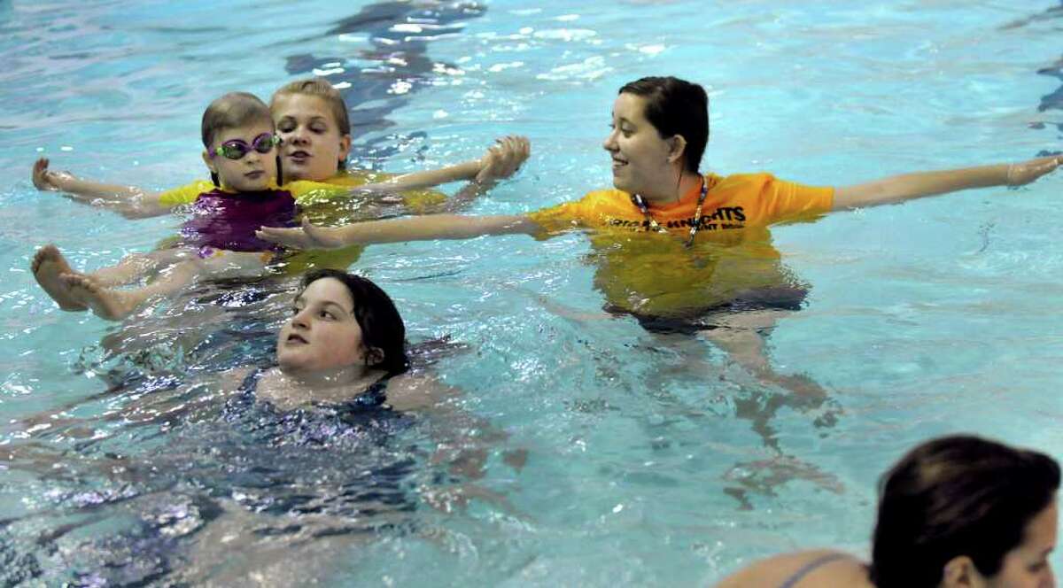 Campus Notebook: Friday Knight Fishes help children swim