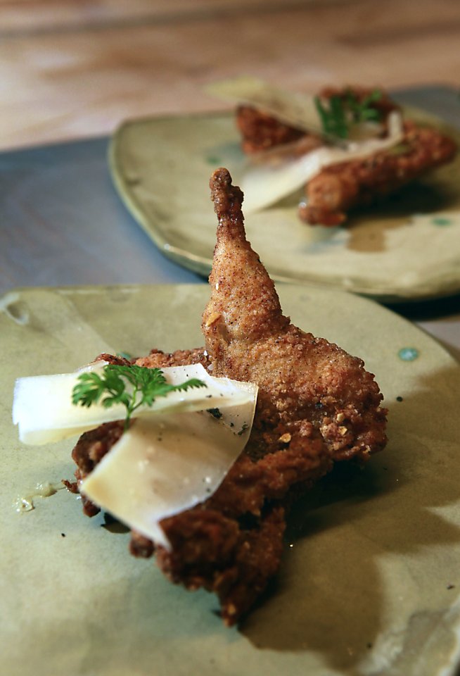 All hail fried quail in a crisp batter