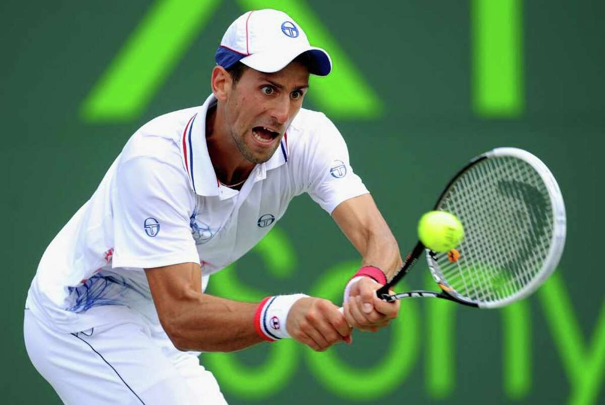 Novak Djokovic rolled through his six matches at the Sony Ericsson Open without dropping a set.