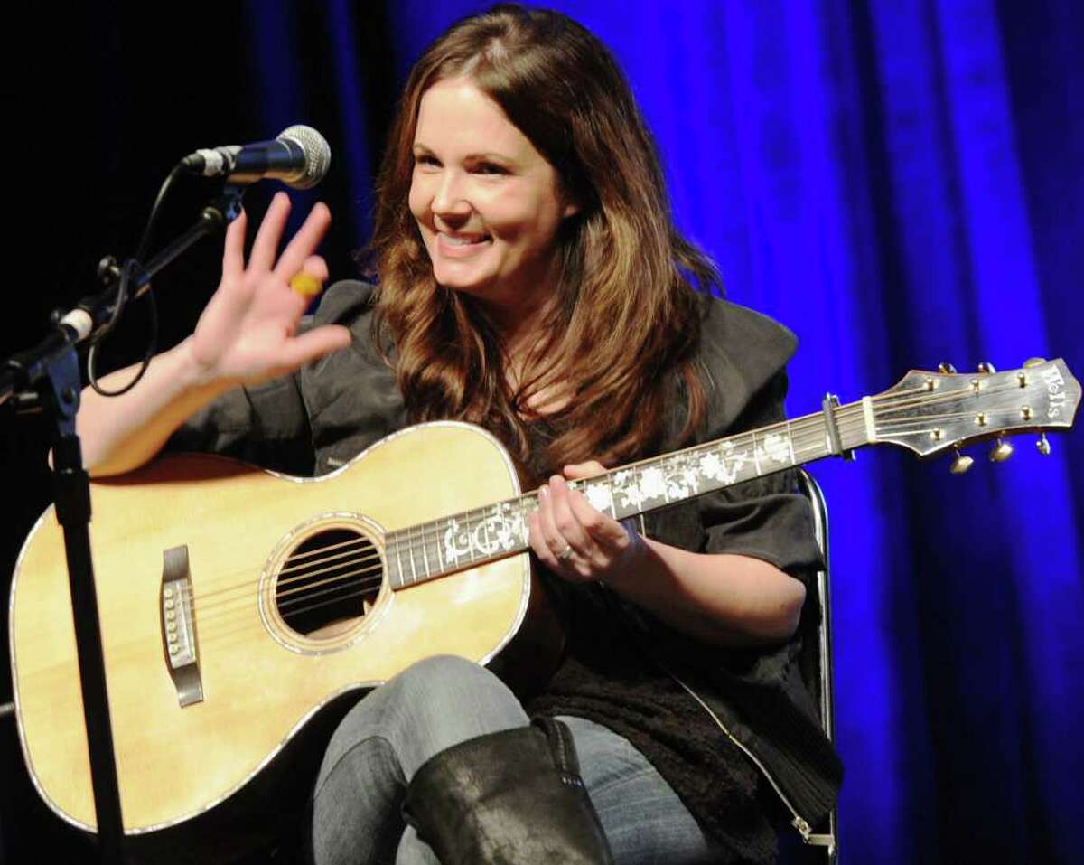 Singer/songwriter Lori McKenna performs during WCRS Live! sponsored by BMI and Country Aircheck at The Nashville Convention Center on February 23, 2012 in Nashville, Tennessee.