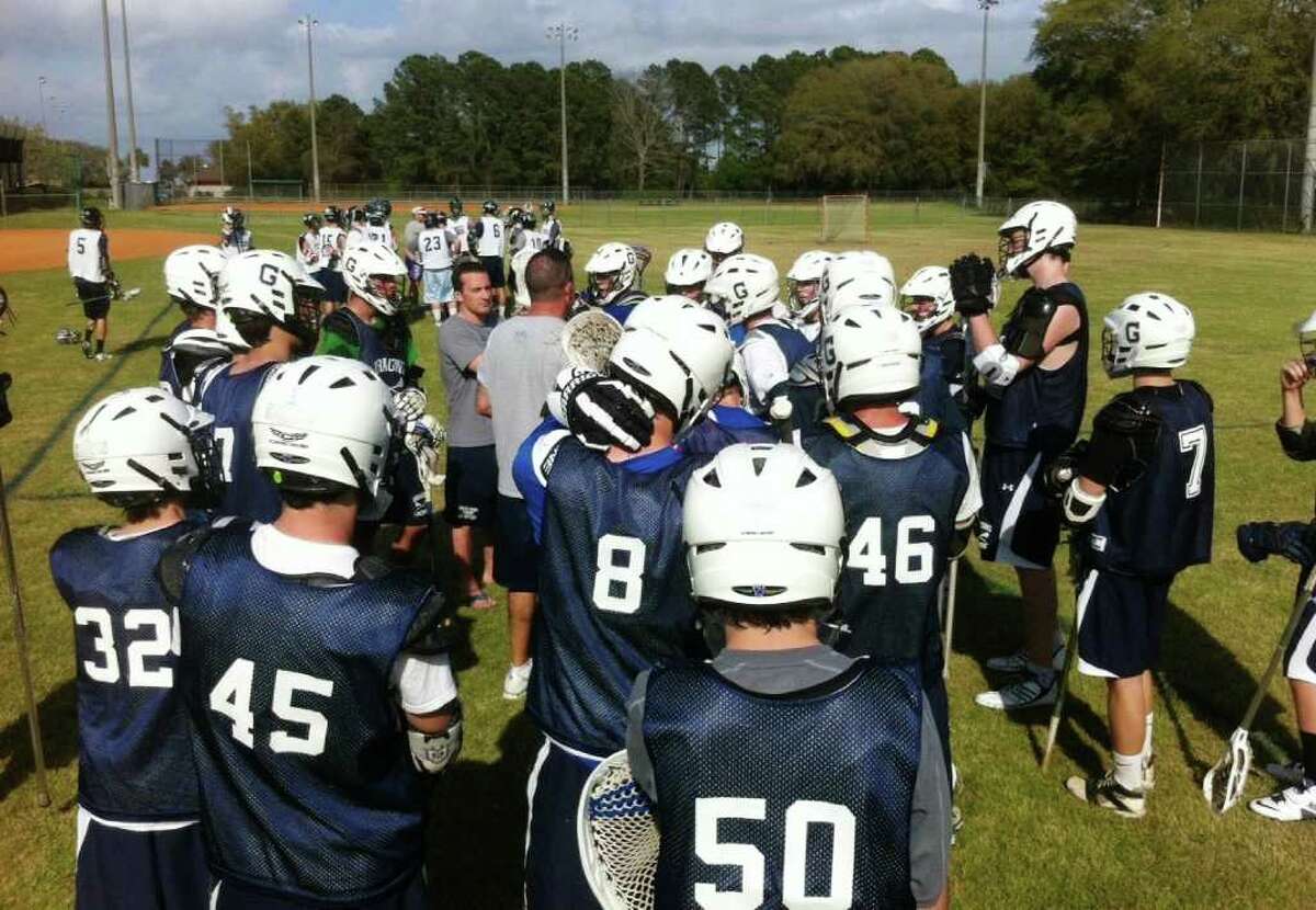 The Greens Farms Academy boys lacrosse team geared up for the 2012 season at Hilton Head, S.C. during spring break.