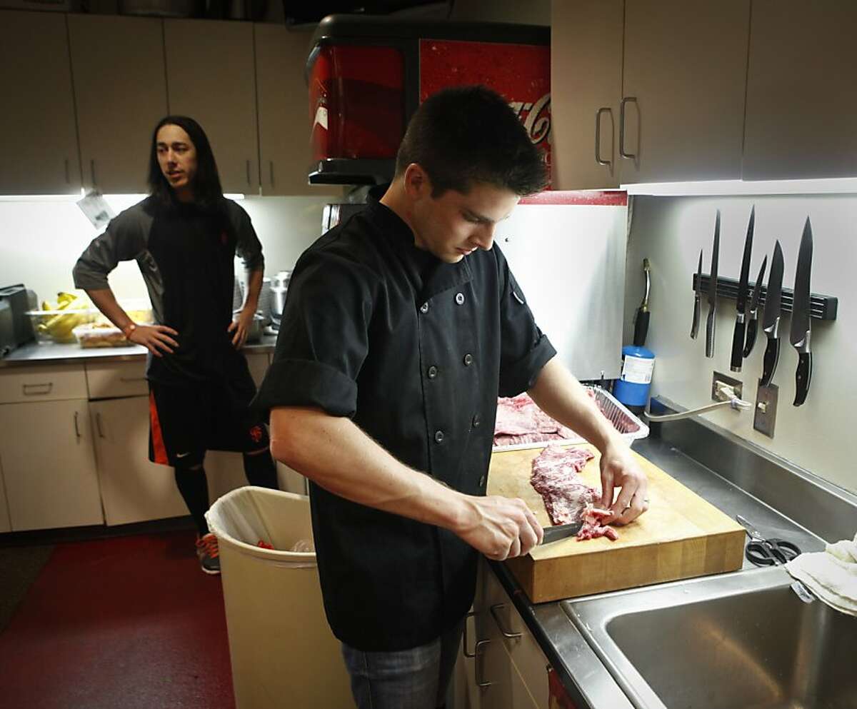 Team chef's food a hit with Giants