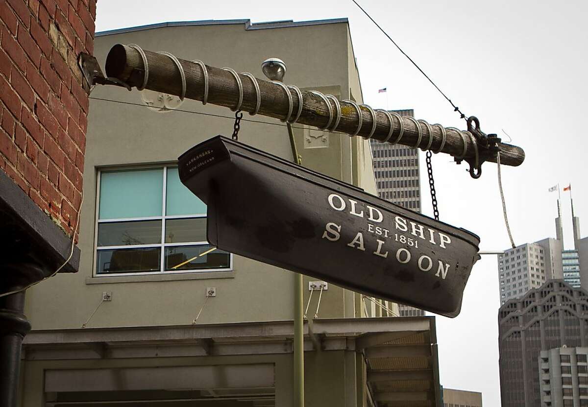 The exterior of the Old Ship Saloon in San Francisco, Calif., is seen on Monday April 2nd, 2012.