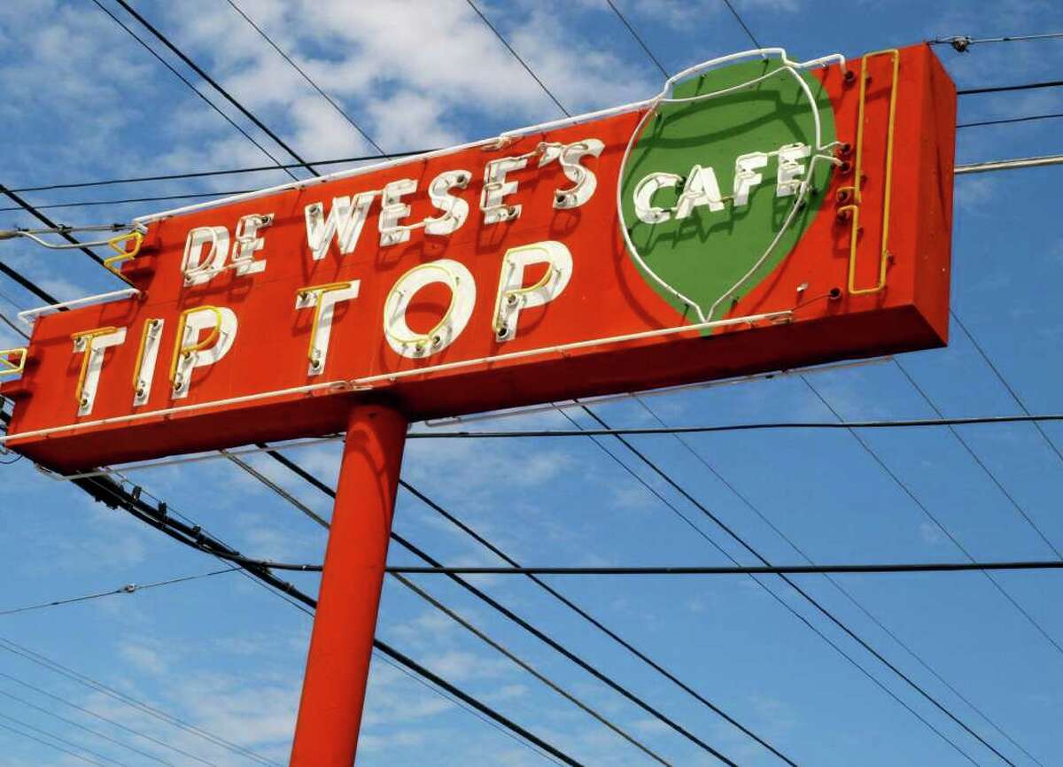Tip Top Cafe operates two locations in San Antonio, 2814 Fredricksburg Road and 13835 Nacogdoches Raod.