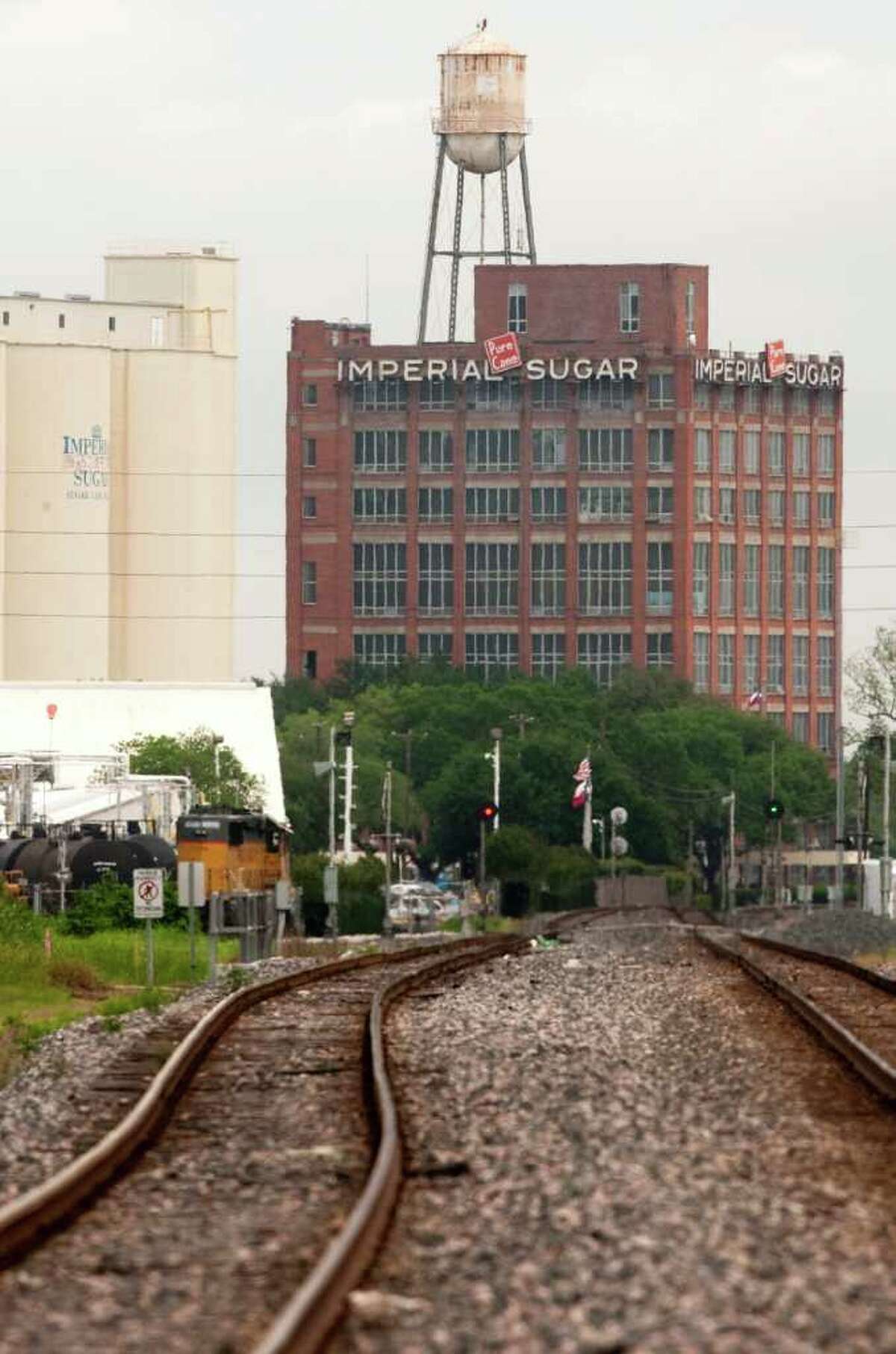 The Imperial Sugar factory on Wednesday April 4, 2012 in Sugarland, TX.