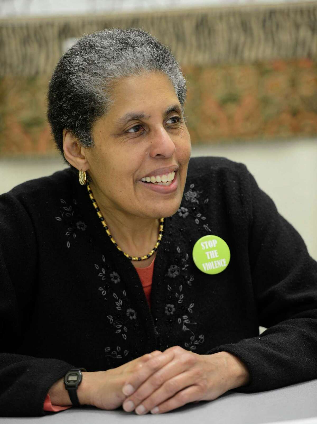 Barbara Smith, who is a University at Albany adjunct professor, independent editor/publisher and Common Council member spoke to the Times Union in her office in Albany, N.Y. April 3, 2012. Smith is included in a newly formed national Women of Distinction organization with other honorees that include Gloria Steinem, Oprah Winfrey and other pioneering women. (Skip Dickstein / Times Union)