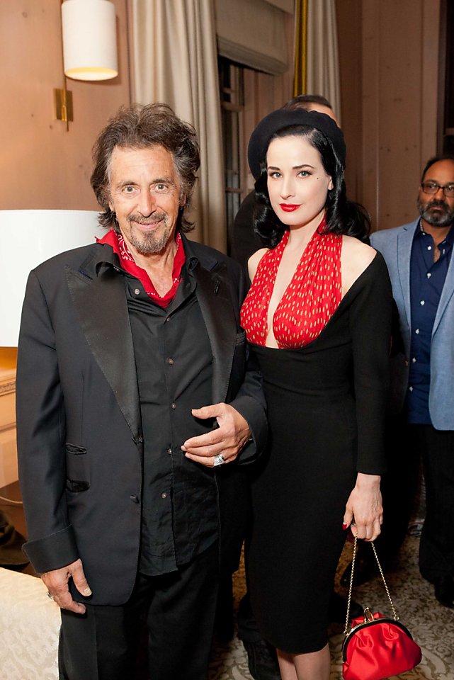 Al Pacino with Dita Von Teese