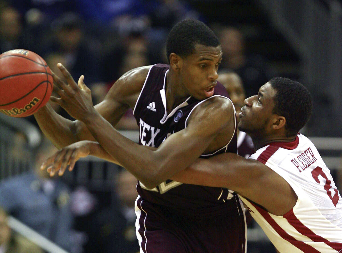 Forward Khris Middleton, left, will skip his senior season at Texas A&M for a chance to play in the NBA.