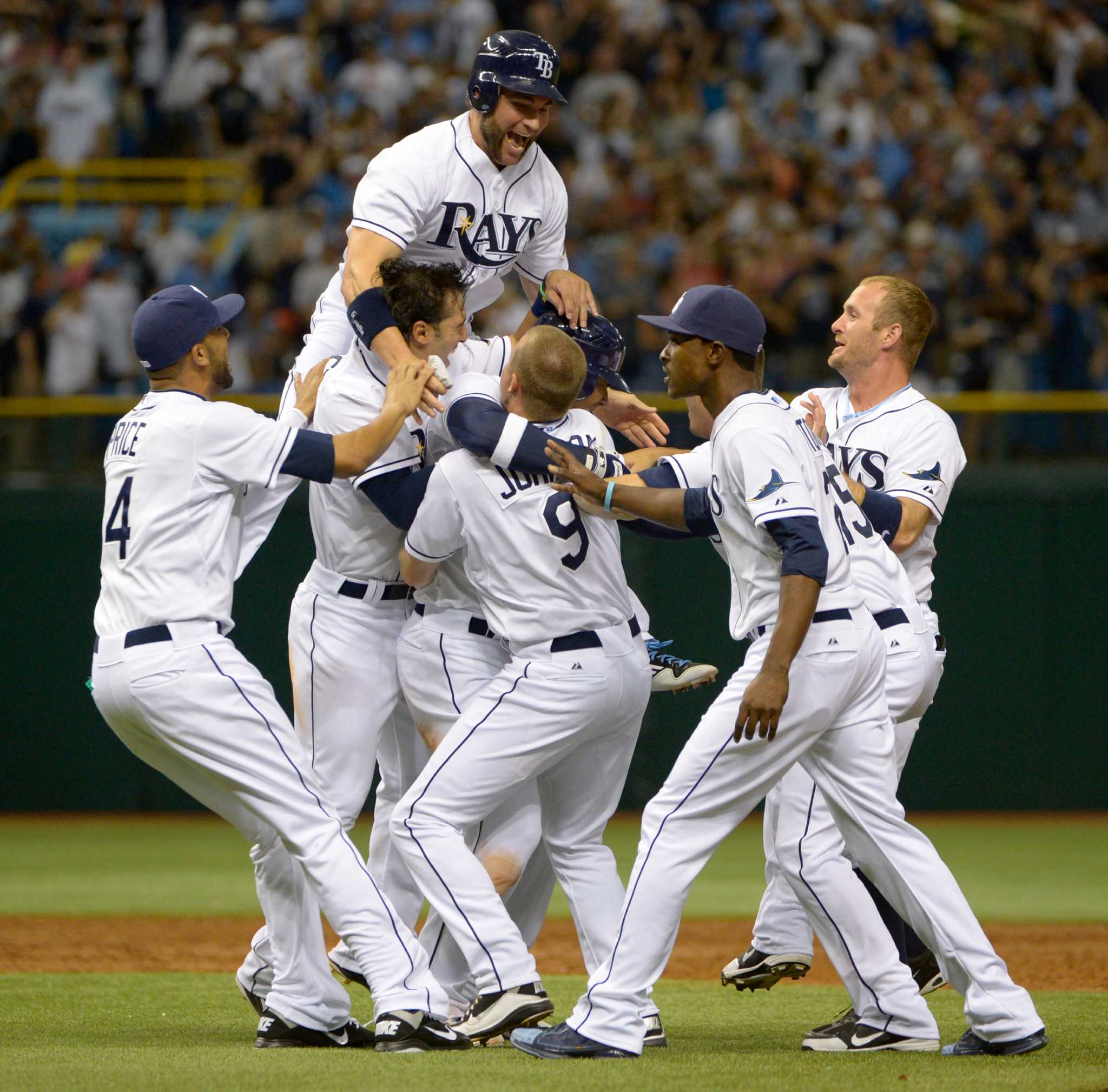 Rays get two hits, both homers, top Yankees 4-2