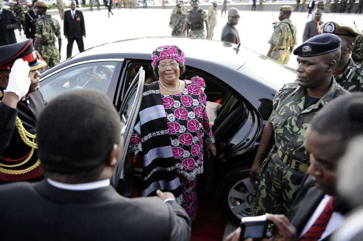 Joyce Banda arrives Saturday for her inauguration as Malawi's new president, becoming its first female leader in a ceremony in the capital of Lilongwe.