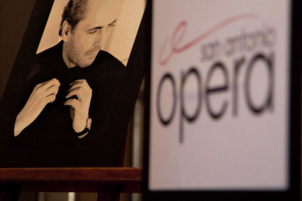 A photo of tenor Jose Carreras, used to announce the 2009-10 season, is a reminder of better times for the San Antonio Opera.