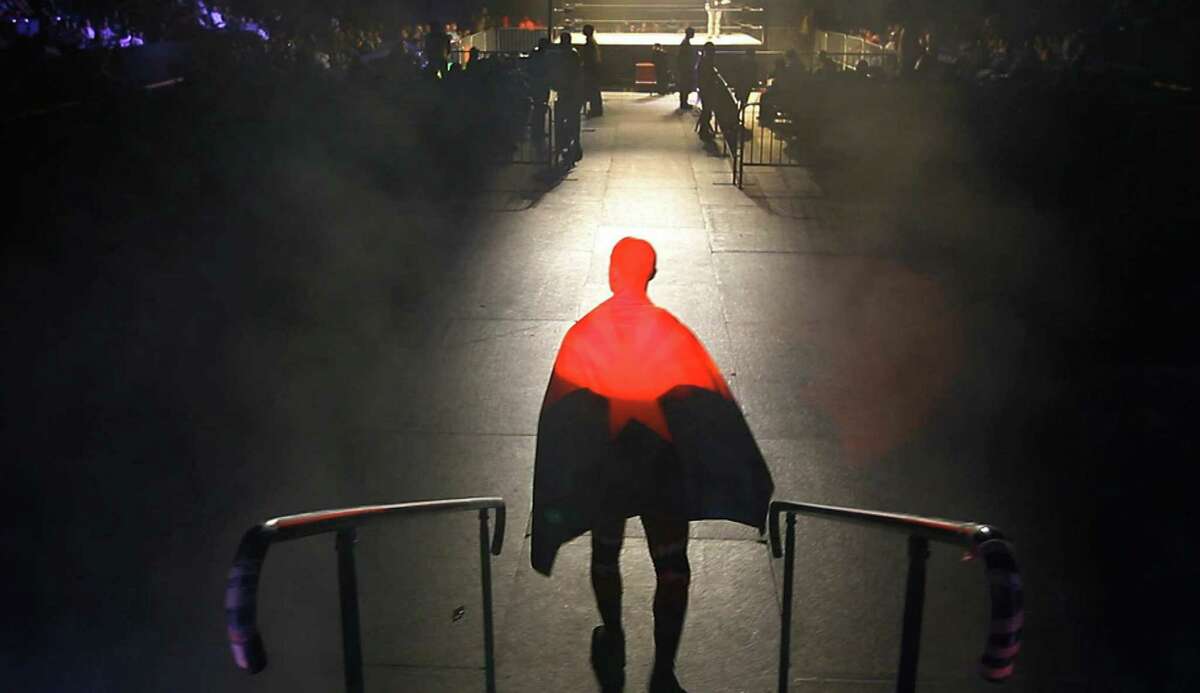 Wrestler R.J. Brewer is happy to take the heat