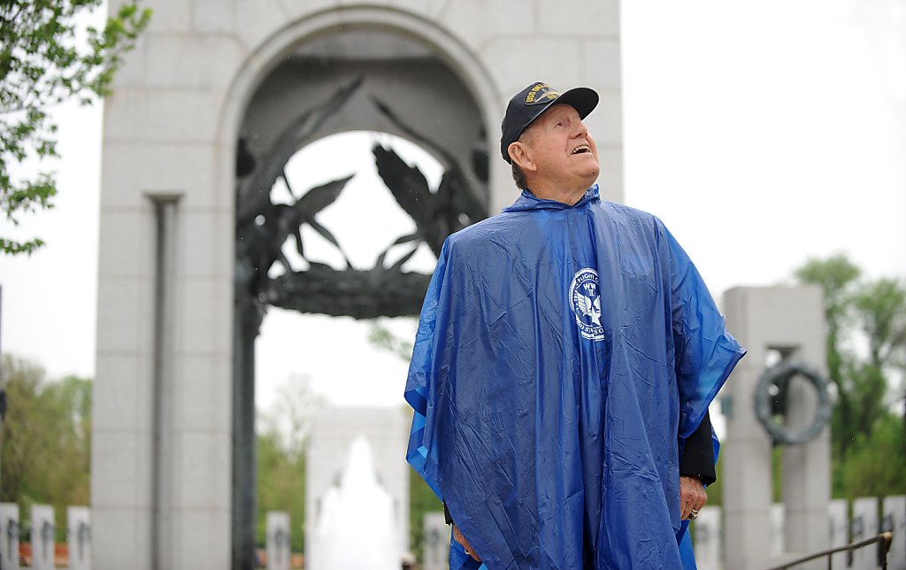 Honor Flight Allows Vets To Visit WWII Memorial