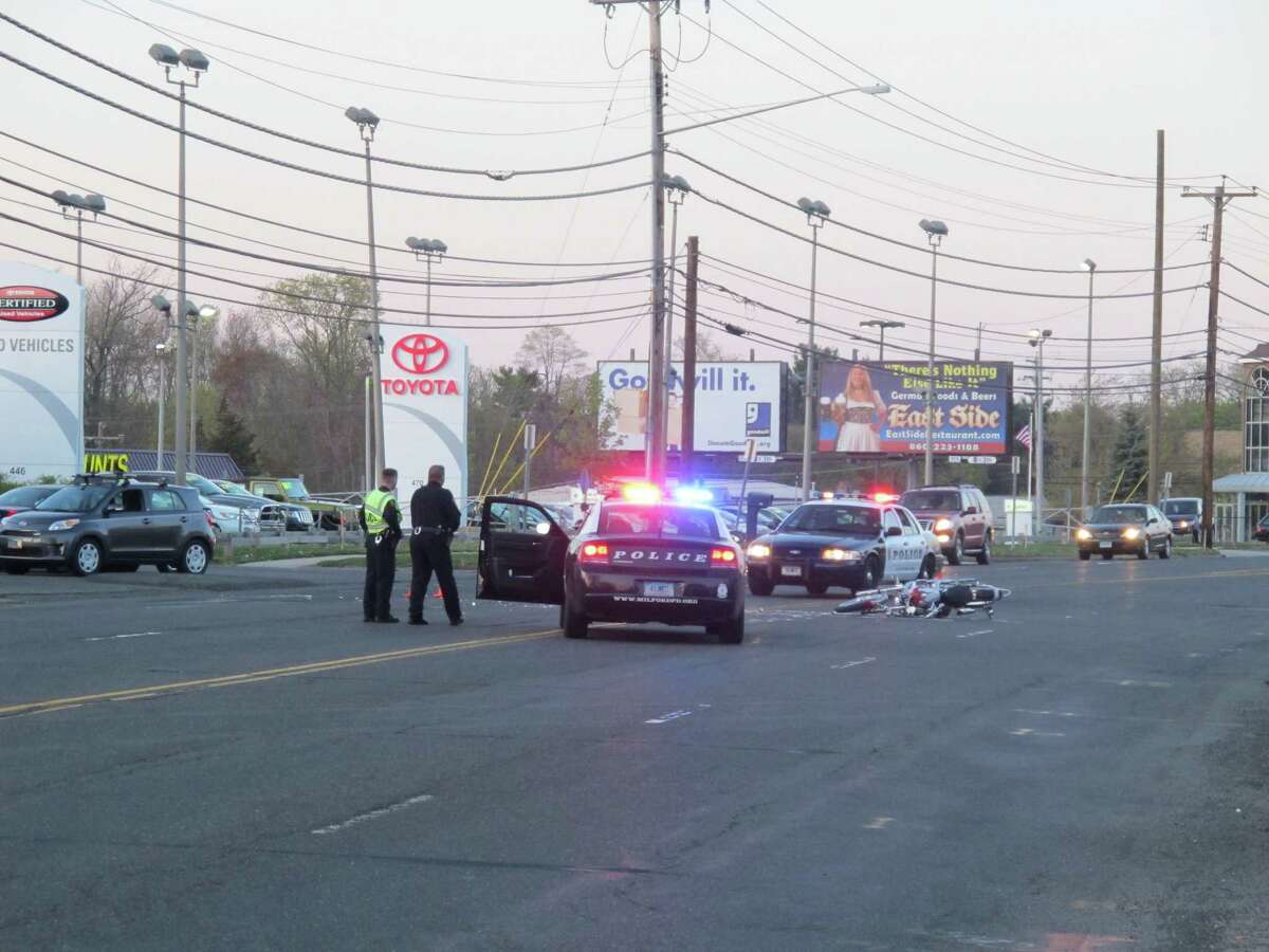 Police ID motorcyclist, rider in Milford crash