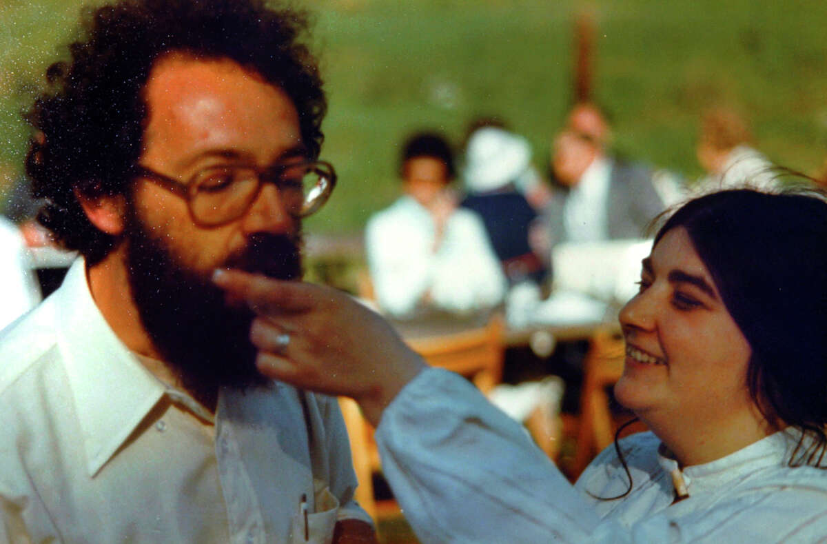 John Heath and his wife Elizabeth Gough-Heath on her wedding day in 1978. Elizabeth disappeared in 1984.