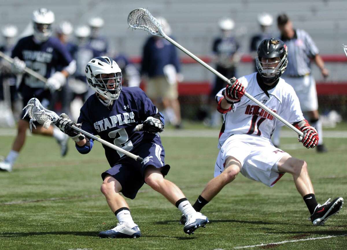 New Canaan beats Staples in boys lacrosse