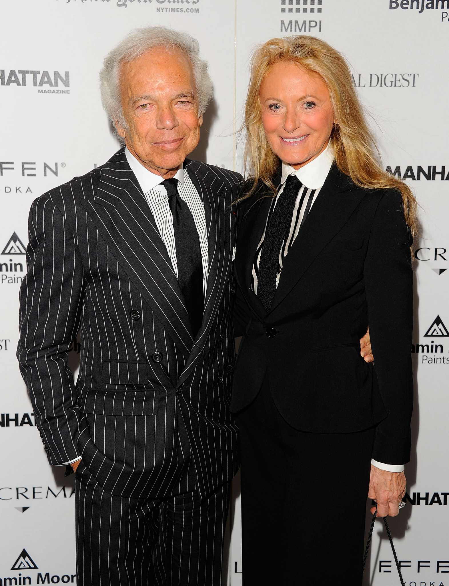 Ralph Lauren and wife Ricky touch down in New York City