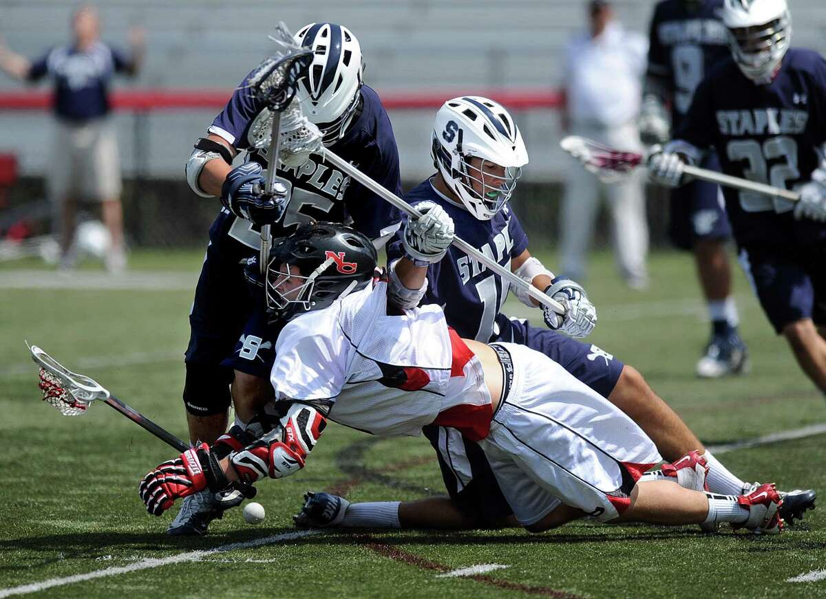 New Canaan beats Staples in boys lacrosse