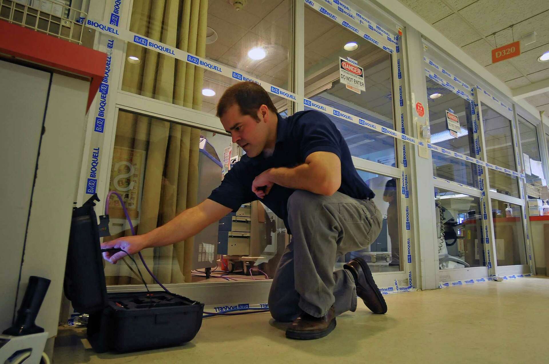 Zapping Germs With a zap, germs meet their match