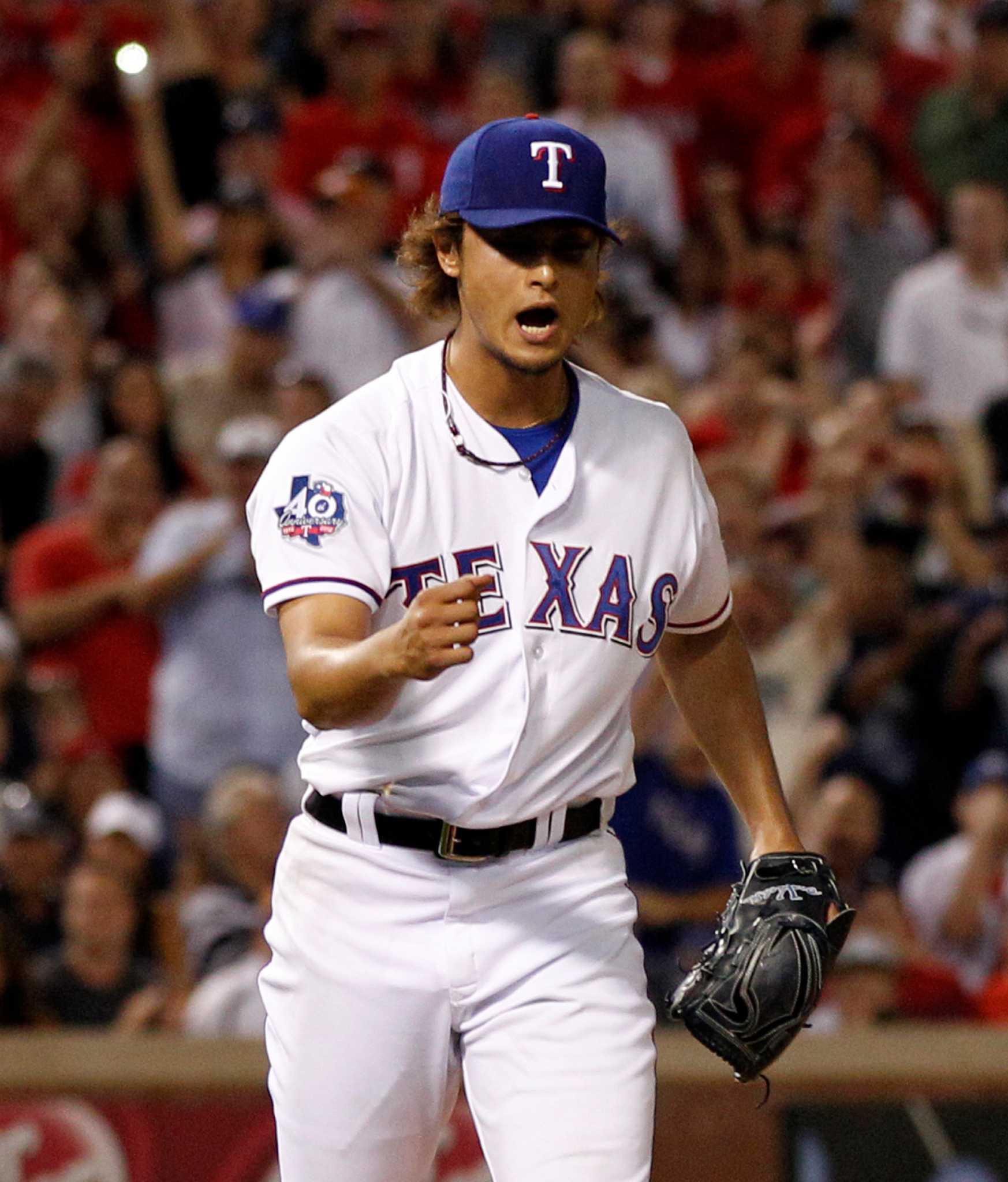 Baseball: Yu Darvish strikes out 7, snaps losing streak against Angels