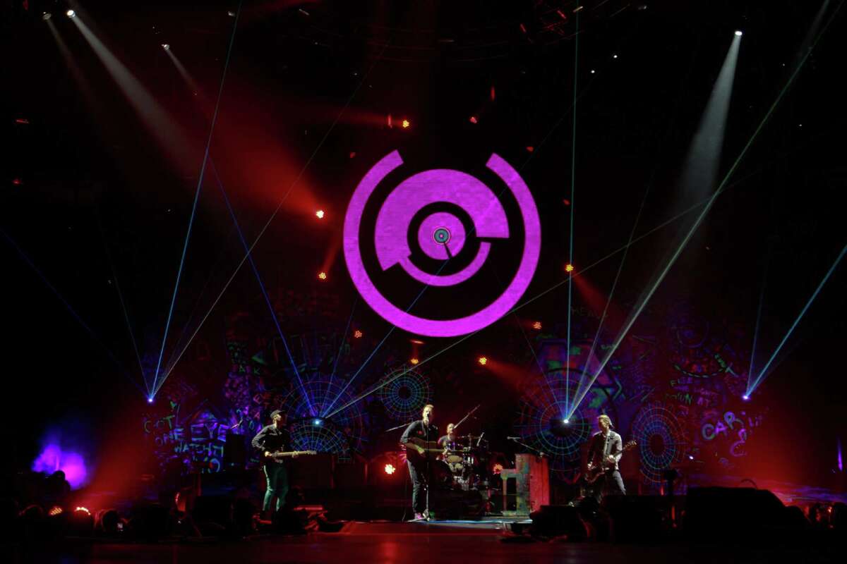 Coldplay performs at KeyArena in Seattle