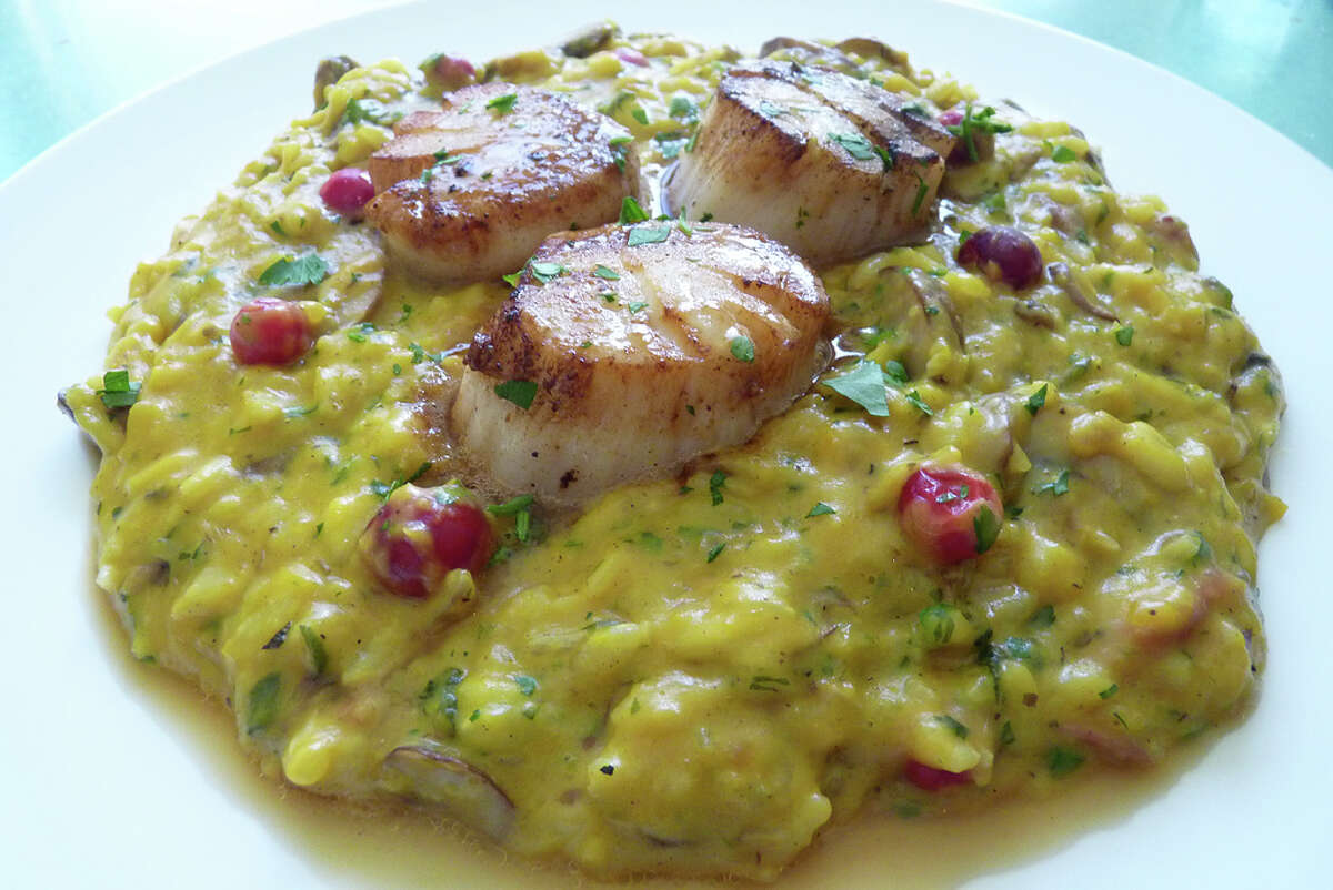 Giacomo's Fall Harvest Pumpkin Risotto features roasted butternut squash, pumpkin, mushrooms and fresh cranberries