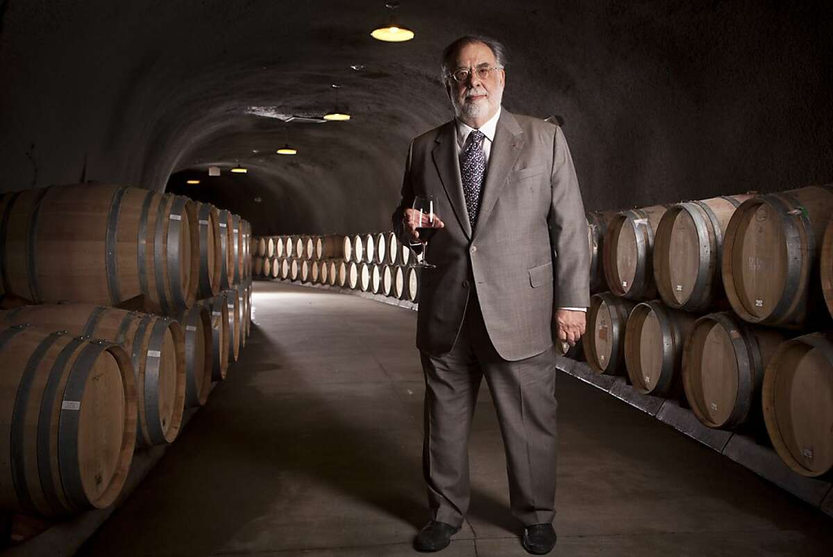 Francis Ford Coppola is seen in the wine cave at Inglenook in Rutherford, Calif., on Wednesday, April 11, 2012.