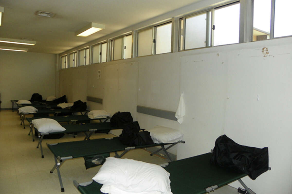An undated handout photo of a Lackland Air Force Base dormitory being used for children who crossed the border alone. In April, 2012, federal officials began housing 200 illegal immigrant children at the base, turning a vacant dormitory that was once the living quarters of basic training recruits into an emergency shelter for young illegal immigrants. (Office of Public Affairs, Administration for Children and Families via The New York Times) -- EDITORIAL USE ONLY