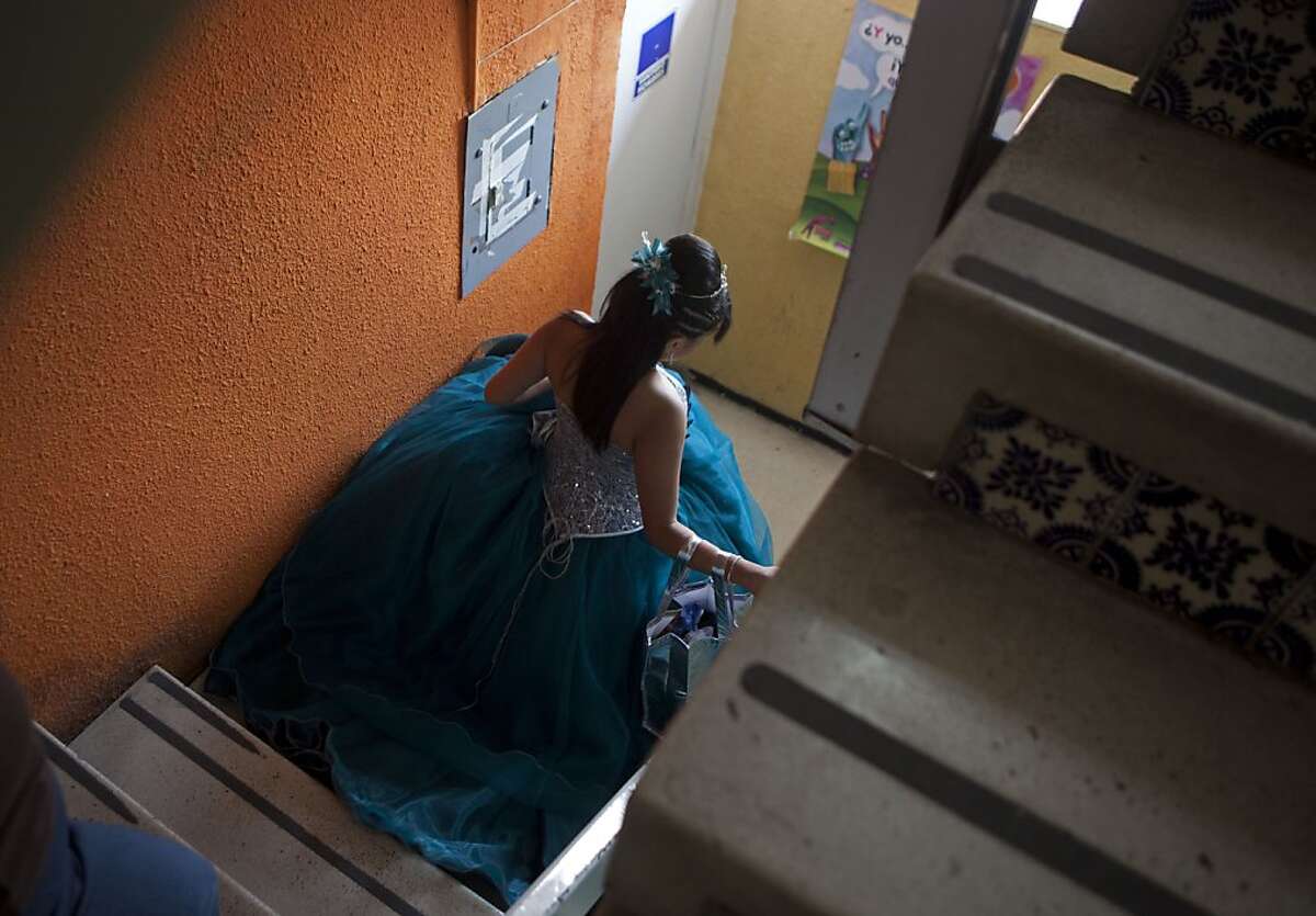 Mass quinceañera in Mexico