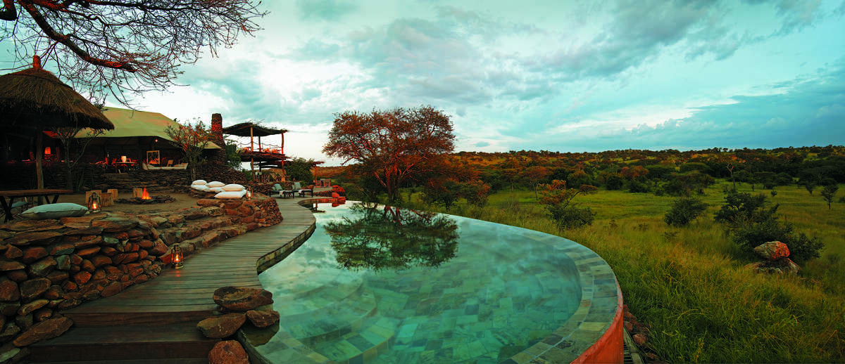 Dining with the lions on the Serengeti