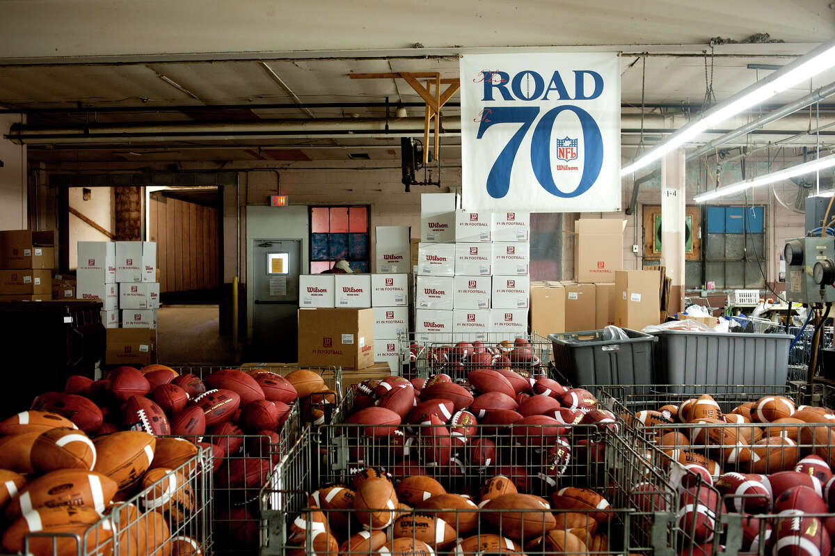 Inside the Wilson Football factory