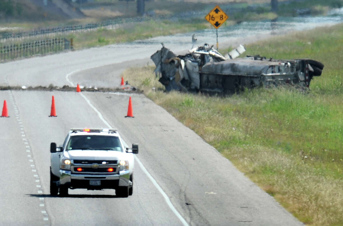 Crews still cleaning up I-10 ethanol spill after tanker wreck