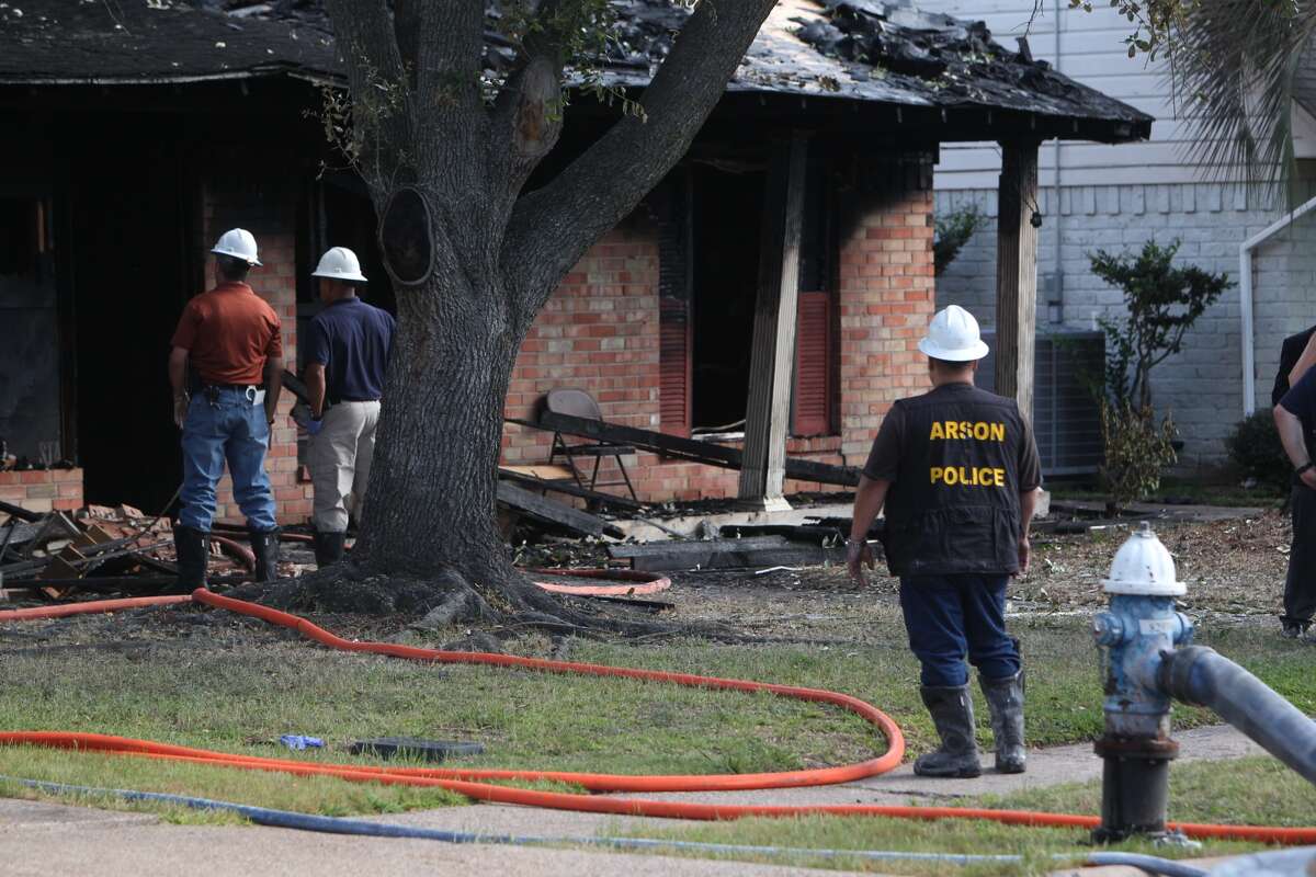A woman was found dead inside a house after fire charred portions of the home in southeast Houston early Thursday morning. The fire broke out about 1:20 a.m. at the house in the 10500 block of Sagetree near Sagecliff.