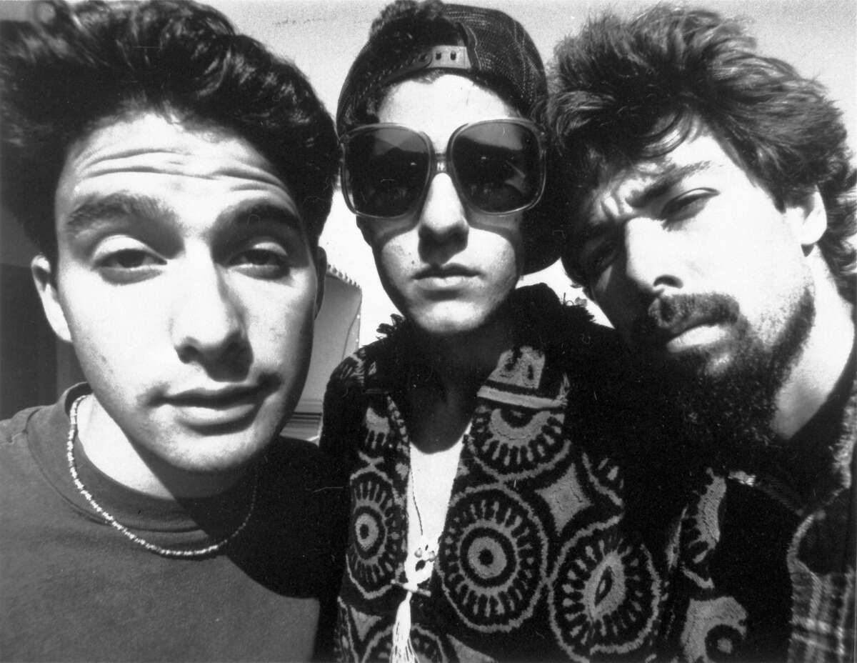 In this 1989 file photo originally provided by Capitol Records, members of the Beastie Boys, from left, from left, Adam Horovitz, known as Adrock, Michael Diamond, known as Mike D and Adam Yauch, known as MCA, are shown. Yauch, the gravelly voiced Beastie Boys rapper who co-founded the seminal hip-hop group, died, Friday, May 4, 2012, at age 47 after a nearly three-year battle with cancer. Also known as MCA, Yauch was diagnosed with a cancerous salivary gland in 2009. (AP Photo/Capitol Records)