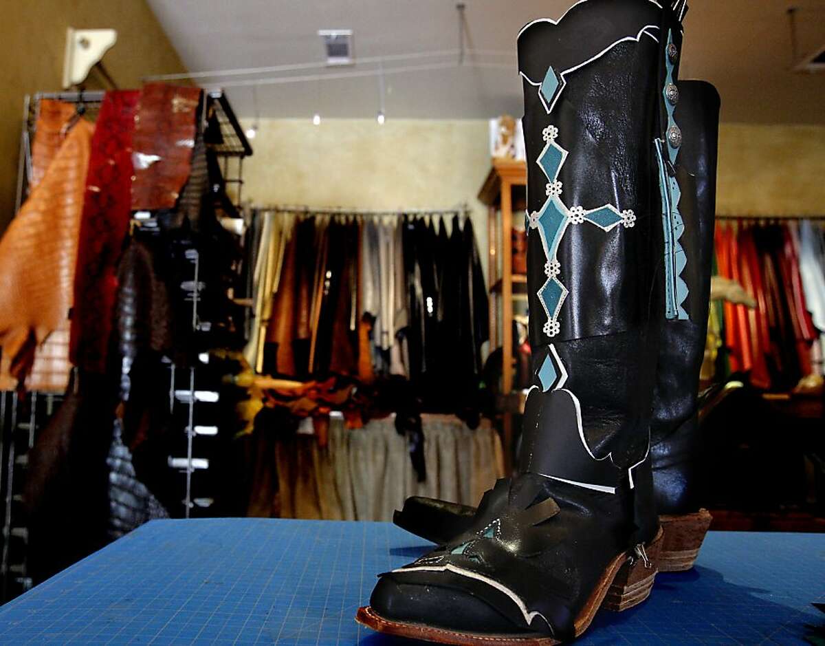 Napa Custom cowboy boot maker isn't horsing around