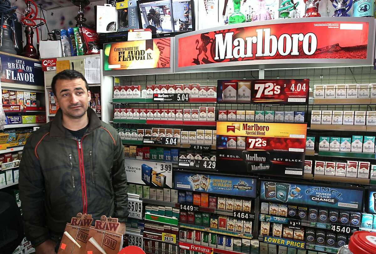Mohammed Malikzad, owner of "Cigarettes for Less", in Hayward, Ca. on Friday May 4, 2012, said that if Prop 29 passes that he believes it will kill his business. California voters are voting soon on whether to increase the tobacco tax with an increase a $1-a-pack that would fund research on cancer and other tobacco related illnesses.