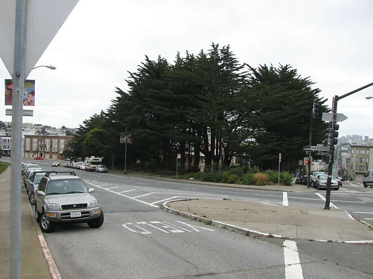 A file photograph of Masonic Ave. and Euclid Ave. in San Francisco.