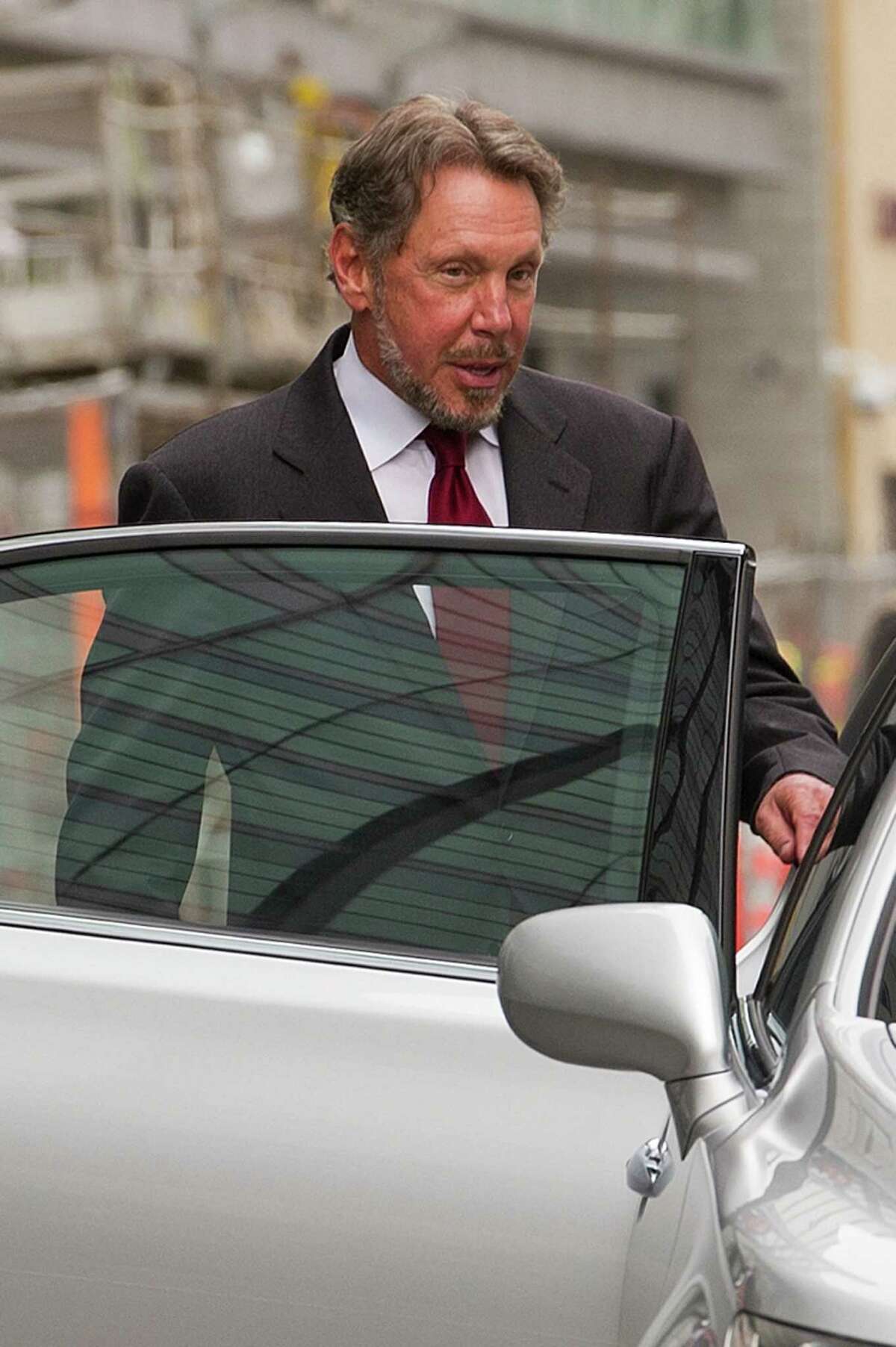 Oracle CEO Larry Ellison, outside the court last month, has been one of a number of wealthy Silicon Valley CEOs who have showed up in court to testify during the trial.