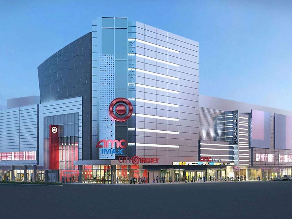 This artist's rendering shows how the Metreon will change. The center will be completely remodeled to accommodate Target on the second floor.