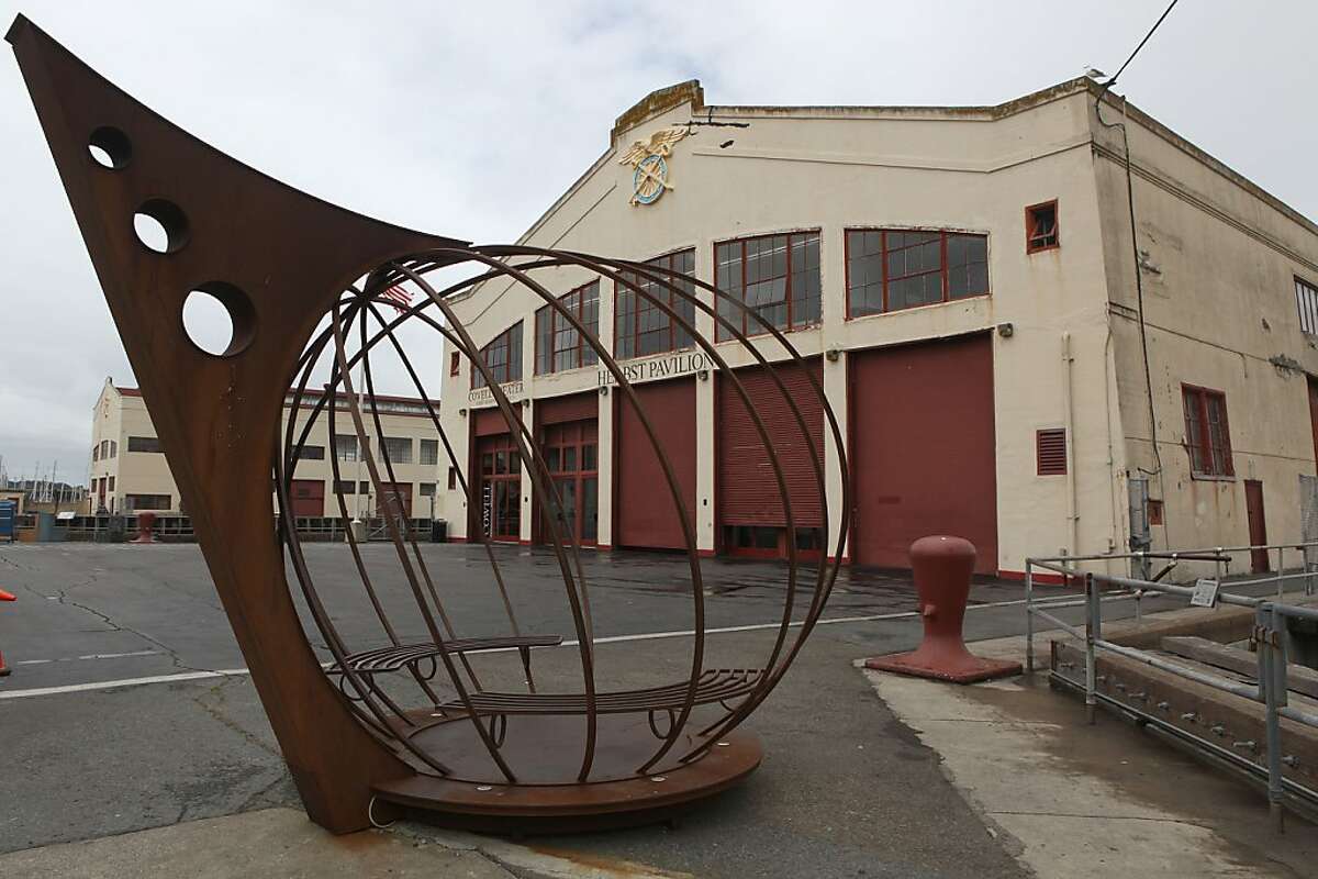 A sculpture by Jefferson Mack at Fort Mason center in San Francisco, Calif., on Wednesday, May 2, 2012.