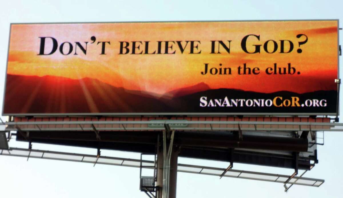 This San Antonio billboard soliciting atheists drew varied comments about God, atheism and faith.
