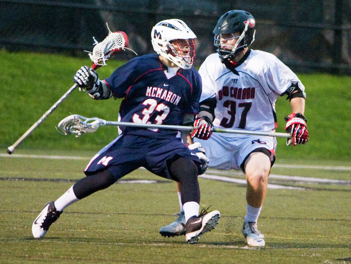 New Canaan boys lacrosse team routs McMahon
