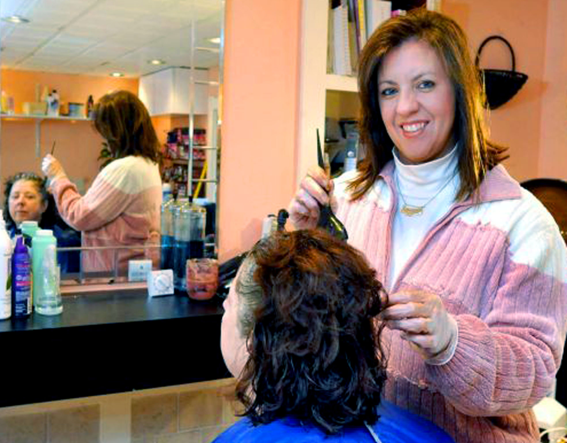 Valerie brings the hair salon to her customers New Milford Spectrum