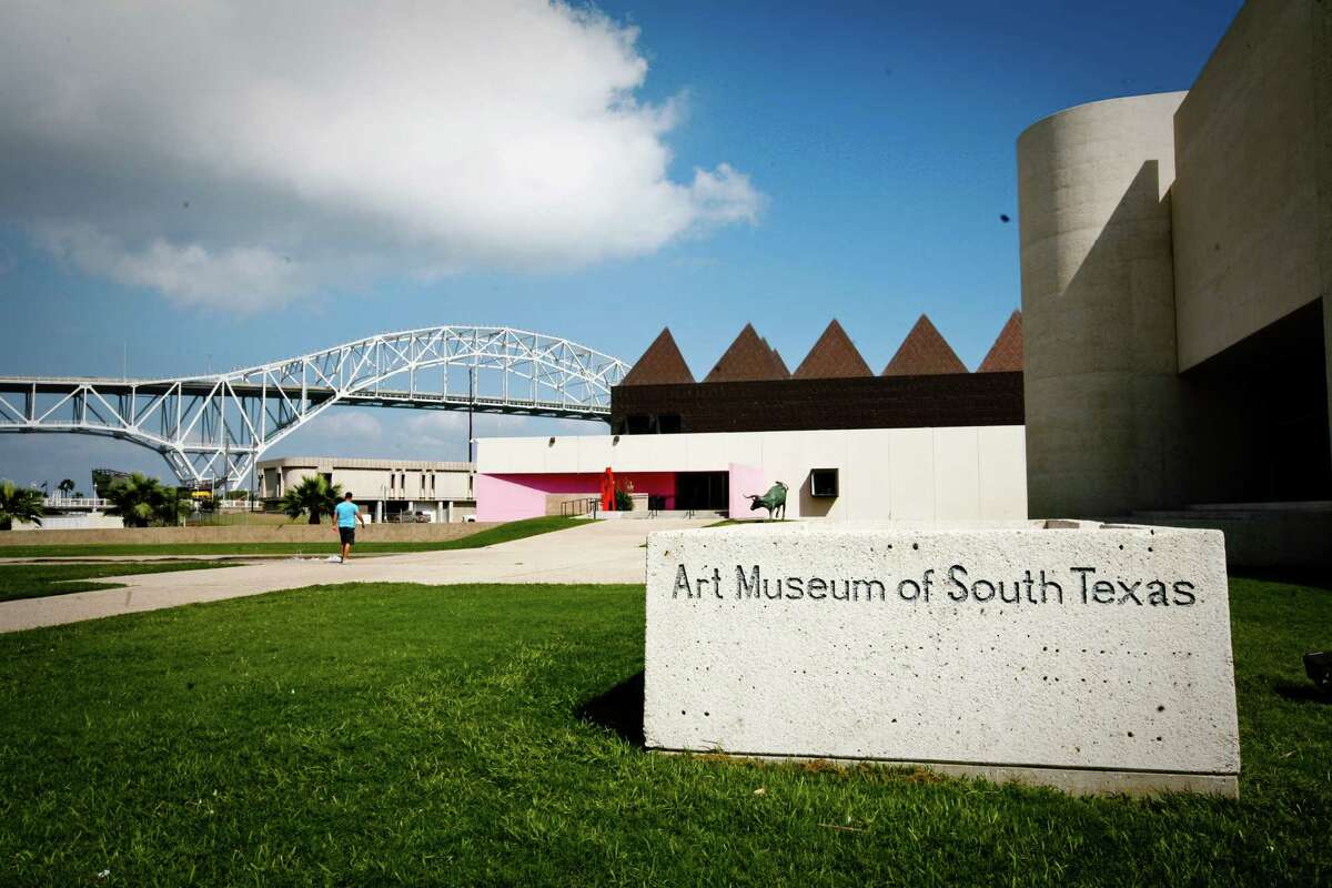 The Art Museum of South Texas is located along the edge of Corpus Christi Bay near Harbor Bridge.