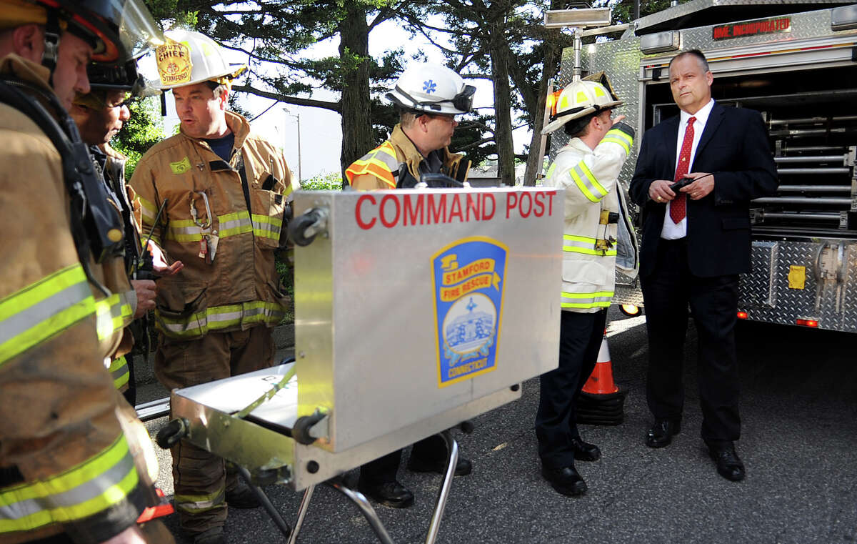 Stamford firefighters douse Washington Boulevard blaze
