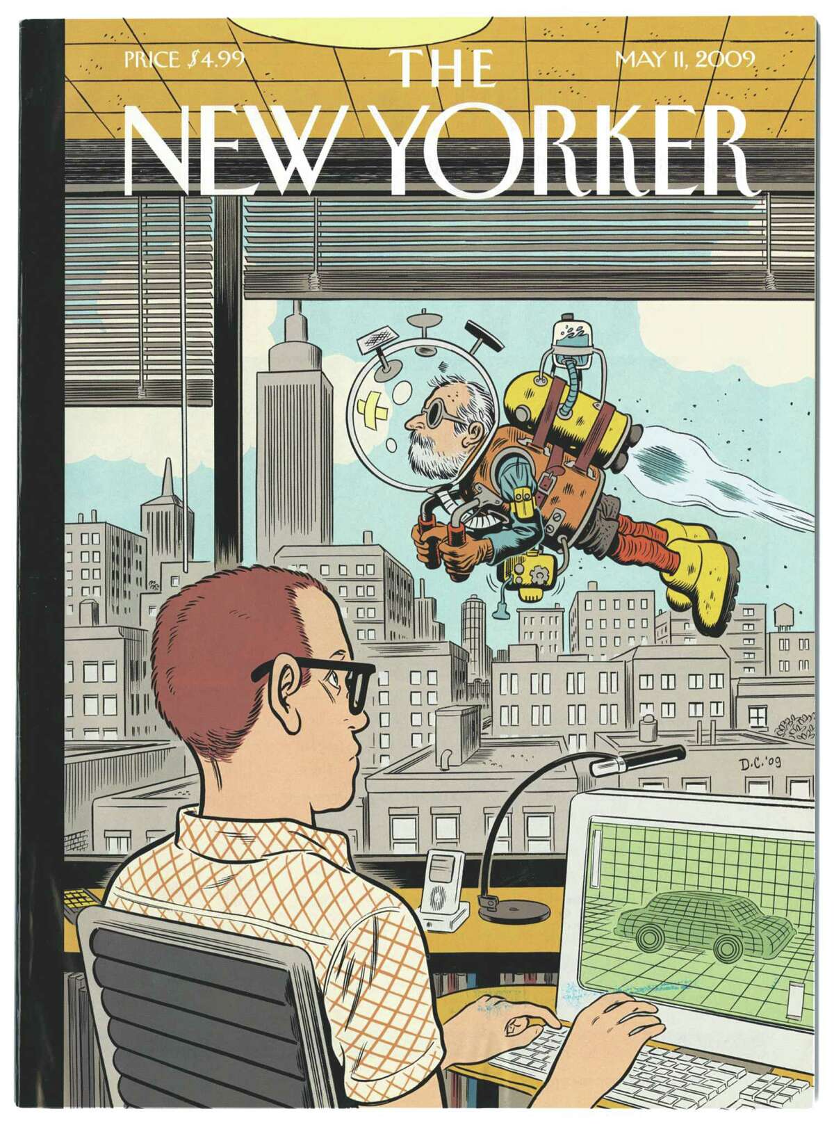 Daniel Clowes created the cover for the May 11, 2009 edition of the New Yorker.