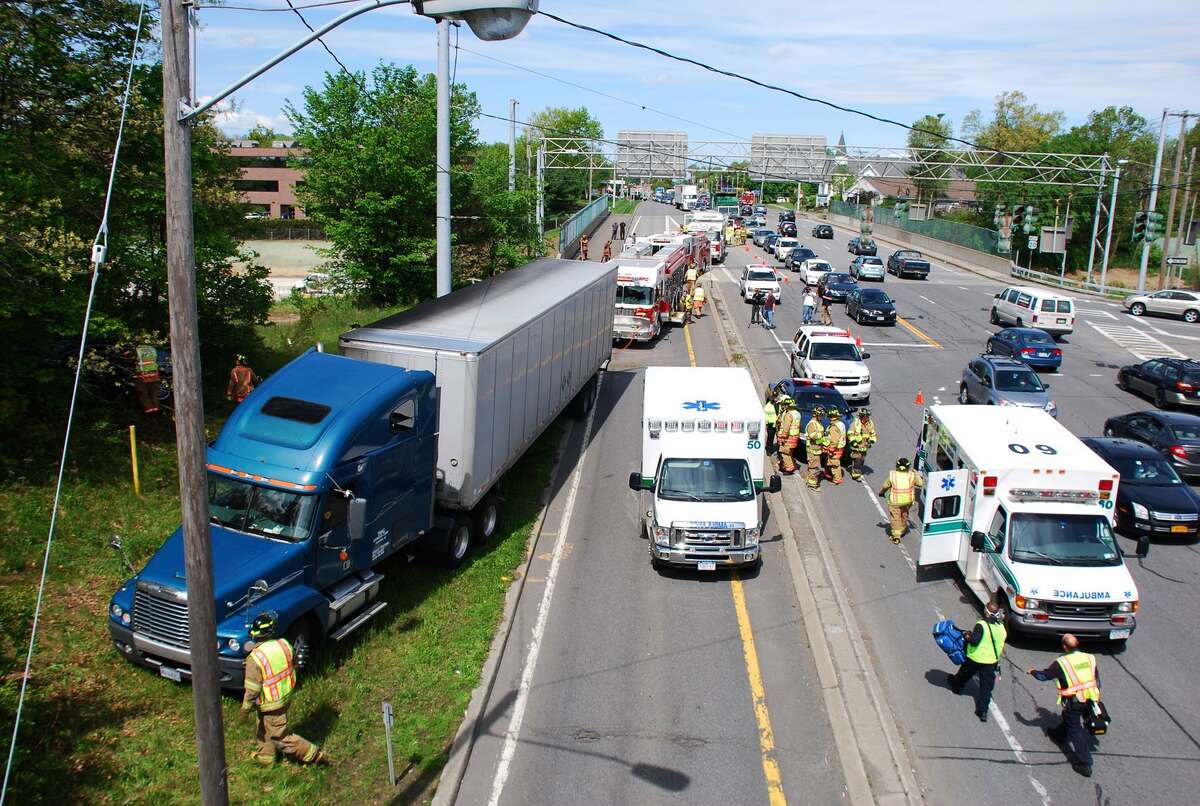 Northway reopened after crashes
