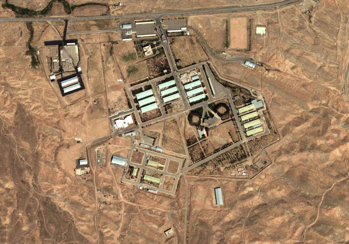 FILE - In this Friday, Aug. 13, 2004 satellite image provided by DigitalGlobe and the Institute for Science and International Security shows the military complex at Parchin, Iran, 30 kilometers (about 19 miles) southeast of Tehran. Iran has made no secret of its hopes for the next round of nuclear negotiations with world powers: Possible pledges by the West to ease sanctions as a step toward deal making by Tehran. (AP Photo/DigitalGlobe - Institute for Science and International Security, File)